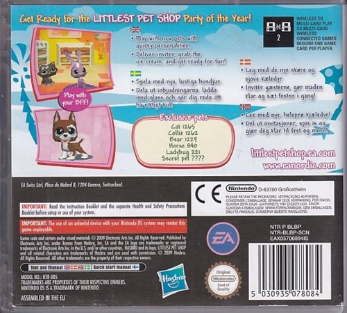 Littlest Pet Shop Beach Friends - Nintendo DS (A Grade) (Genbrug)